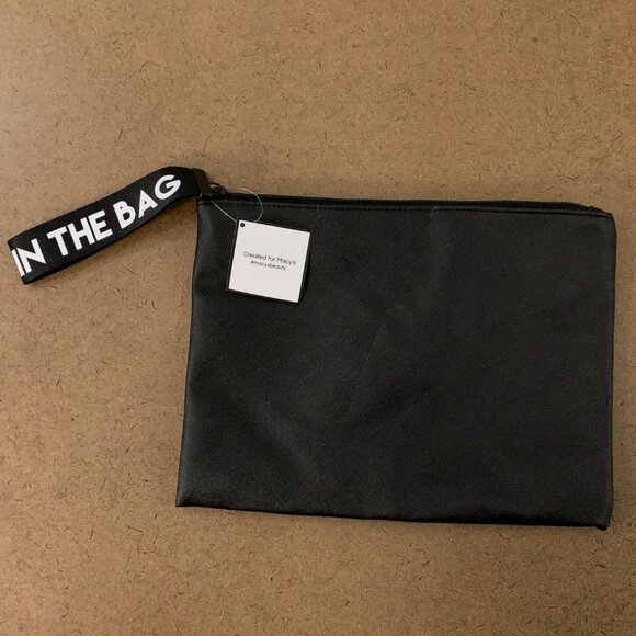 Macy's Beauty Is In The Bag Pull Zipper Cosmetic Makeup Bag - Picture 1 of 2